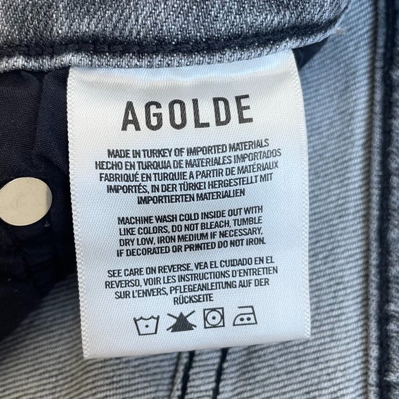 AGOLDE Nico High-Rise Skinny Jeans Size 27 - Picture 12 of 12